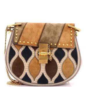 Chloe Drew Patchwork Crossbody Bag #240820C98B